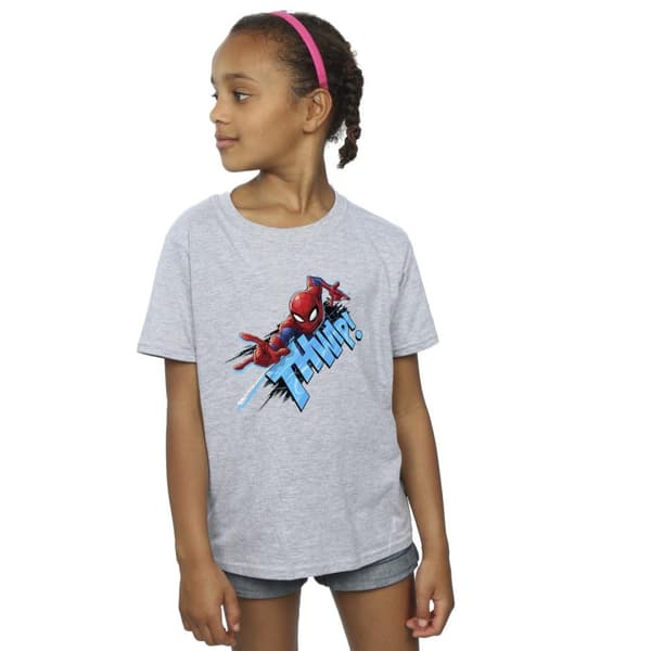 Marvel Spider-Man Thump T-shirt i bomull för flickor