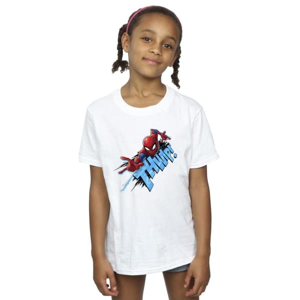 Marvel Spider-Man Thump T-shirt i bomull för flickor