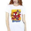Pikkukuva 3 / 4: Marvel Womens/Ladies Spidey And His Amazing Friends Flying Cotton Boyfriend T-Shirt