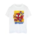 Pikkukuva 1 / 4: Marvel Womens/Ladies Spidey And His Amazing Friends Flying Cotton Boyfriend T-Shirt