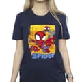 Pikkukuva 3 / 4: Marvel Womens/Ladies Spidey And His Amazing Friends Flying Cotton Boyfriend T-Shirt