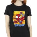 Pikkukuva 3 / 4: Marvel Womens/Ladies Spidey And His Amazing Friends Flying Cotton Boyfriend T-Shirt