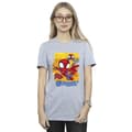 Pikkukuva 2 / 4: Marvel Womens/Ladies Spidey And His Amazing Friends Flying Cotton Boyfriend T-Shirt