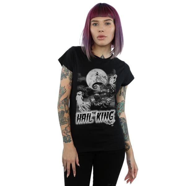 Disney Dam/Lady Nightmare Before Christmas Hail The King - T-shirt i bomull