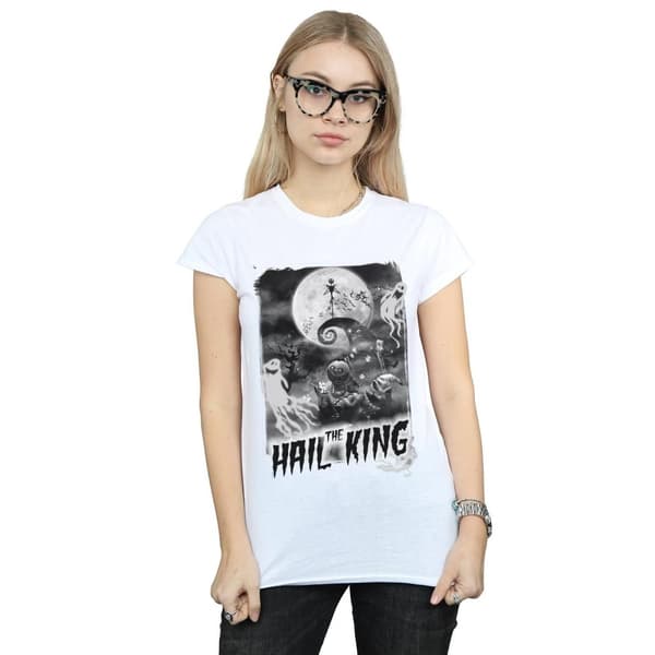 Disney Dam/Lady Nightmare Before Christmas Hail The King - T-shirt i bomull