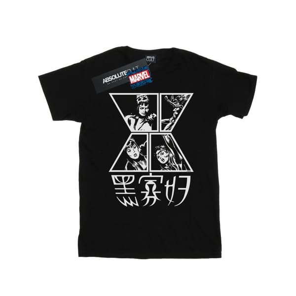 Marvel Mens Black Widow Symbol T-Shirt