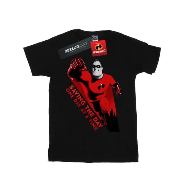 Disney Dam/Tjej The Incredibles Saving The Day Boyfriend T-shirt i bomull