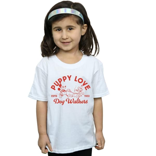 Disney Musse Pigg Puppy Love T-shirt i bomull för flickor