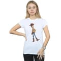 Pikkukuva 2 / 3: Disney Womens/Ladies Toy Story 4 Sherrif Woody Cotton T-Shirt
