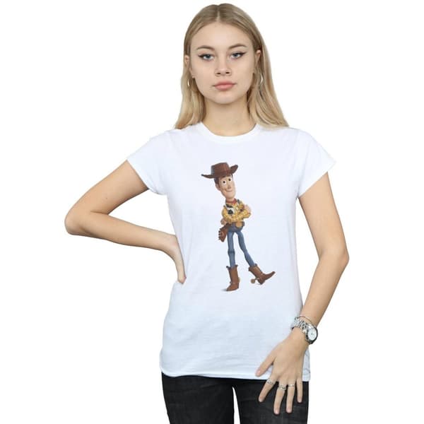 Disney Womens/Ladies Toy Story 4 Sherrif Woody Cotton T-Shirt