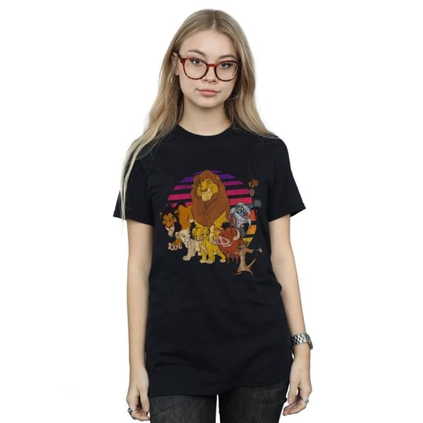 Disney Dam/Tjej Lejonkungen Pride Family Boyfriend T-shirt i bomull