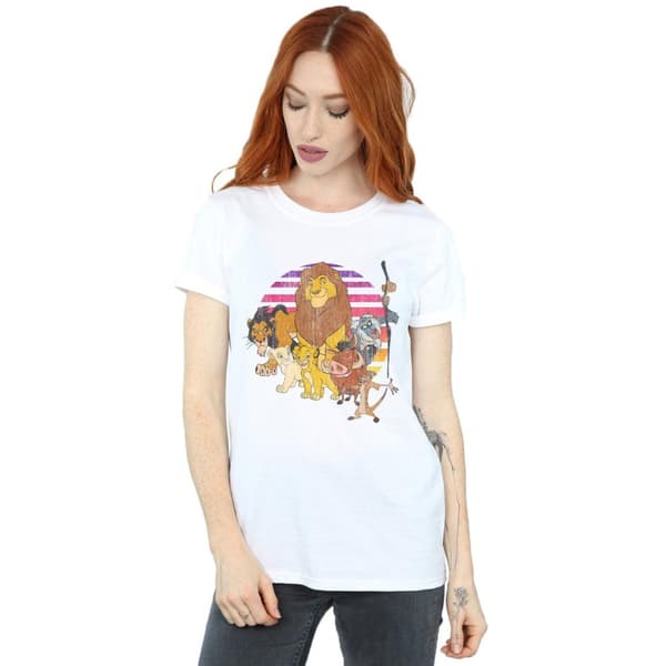Disney Dam/Tjej Lejonkungen Pride Family Boyfriend T-shirt i bomull