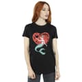 Miniatyrbillede 2 af 3: Disney Womens/Ladies The Little Mermaid Love Daddy Cotton Boyfriend T-Shirt