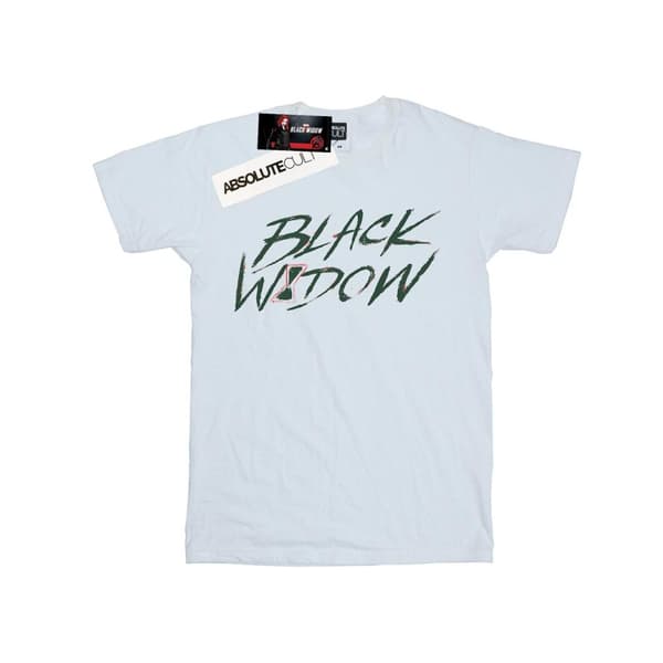Marvel Black Widow Movie Alt Logo bomulls-T-shirt för flickor