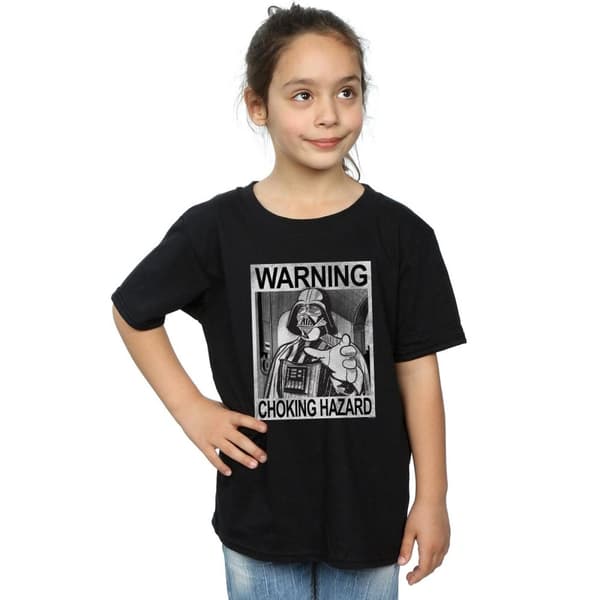 Star Wars Girls Vader Choking Hazard Cotton T-Shirt