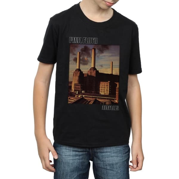 Pink Floyd T-shirt med poster av djur för pojkar
