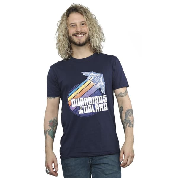 Guardians Of The Galaxy Badge Rocket T-shirt för herrar