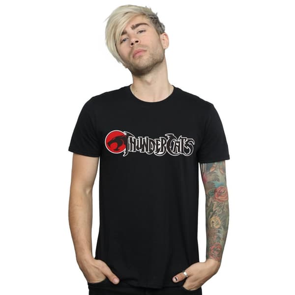 Thundercats T-shirt med klassisk logotyp för män