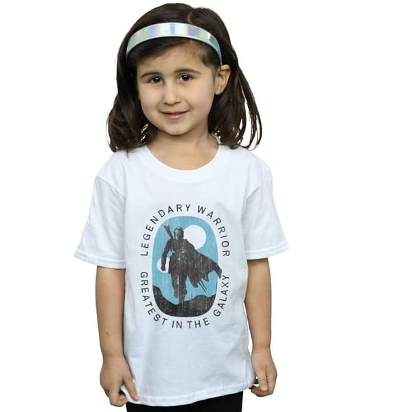 Star Wars Girls The Mandalorian Legendary Warrior Greatest In The Galaxy Cotton T-Shirt