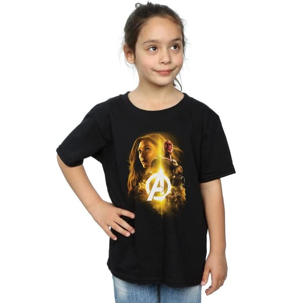 Marvel Girls Avengers Infinity War Vision Witch Team Up Cotton T-Shirt