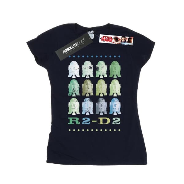 Star Wars Grön R2-D2 t-shirt i bomull för damer/kvinnor