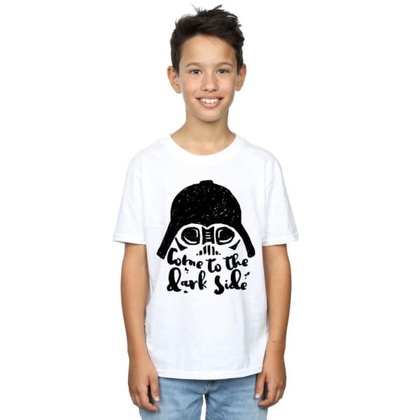 Star Wars Pojkar Darth Vader Come To The Dark Side Sketch T-shirt