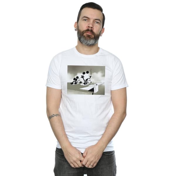 Disney Musse Pigg Crazy Pilot T-shirt för herrar