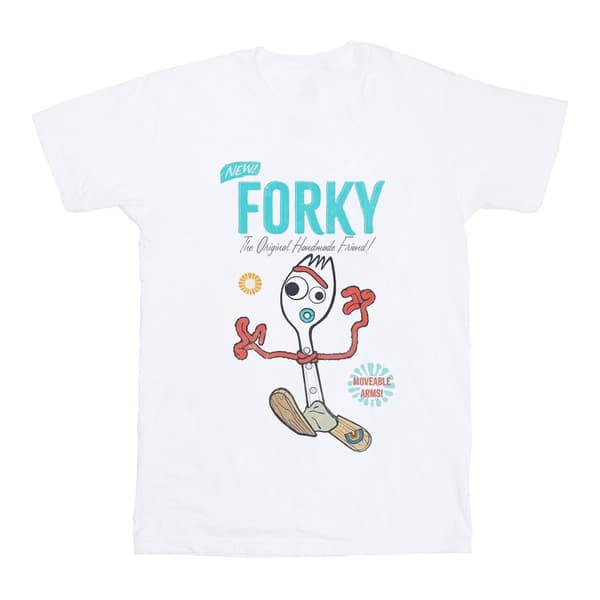 Disney T-shirt i bomull för flickor Toy Story 4 Forky Handmade Friend