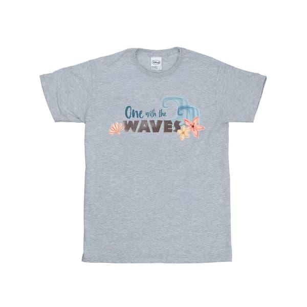 Disney Dam / Dam Moana One With The Waves Boyfriend T-shirt i bomull