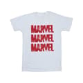 Pikkukuva 1 / 3: Marvel Girls Red Spray Logos Cotton T-Shirt