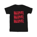 Pikkukuva 1 / 3: Marvel Girls Red Spray Logos Cotton T-Shirt