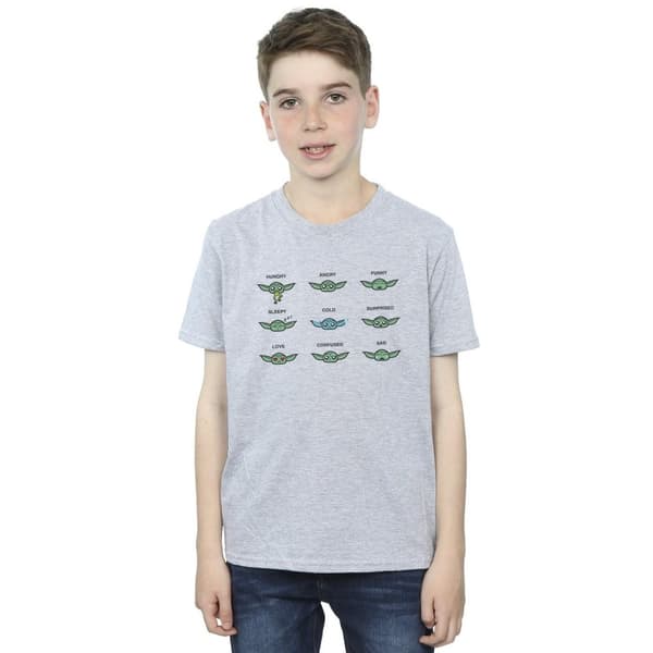 Star Wars Boys Mandalorian Grogu Mood T-Shirt