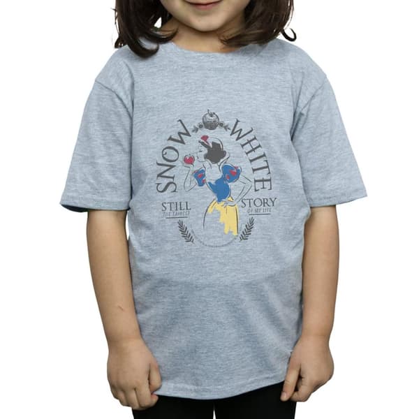 Disney Princess Snövit Fairest Story T-shirt i bomull för flickor