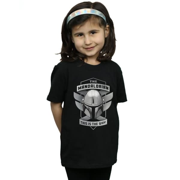 Star Wars Girls The Mandalorian This Is The Way Mando T-shirt i bomull