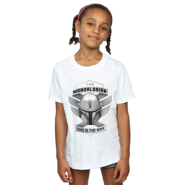 Star Wars Girls The Mandalorian This Is The Way Mando T-shirt i bomull