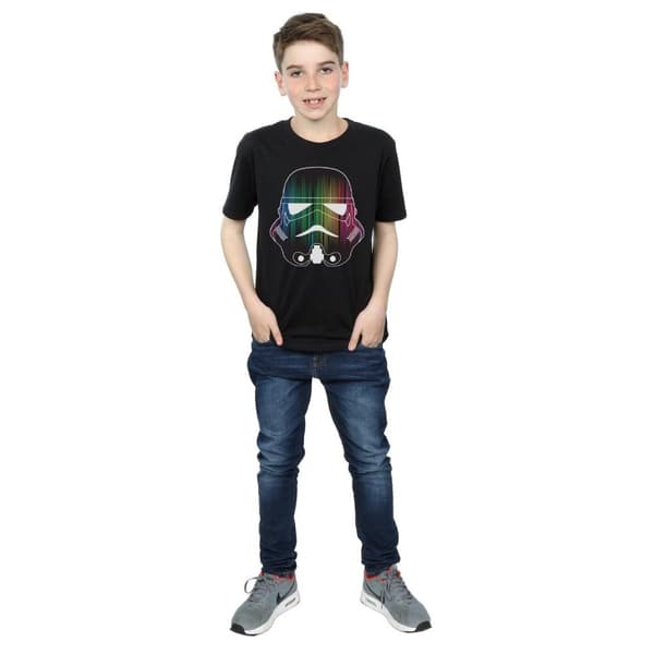 Star Wars Boys Stormtrooper Vertical Lights T-Shirt