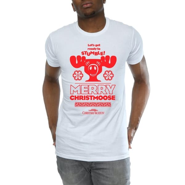 National Lampoon´s Christmas Vacation Mens Merry Christmoose T-Shirt