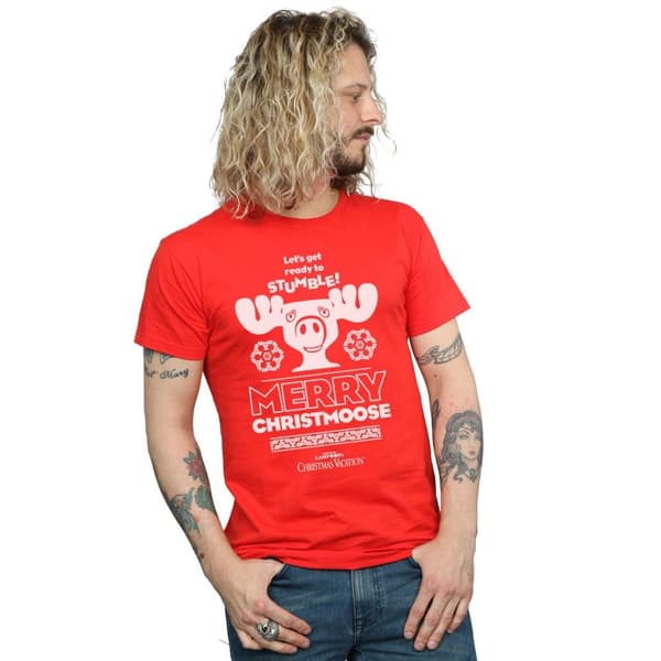 National Lampoon´s Christmas Vacation Mens Merry Christmoose T-Shirt