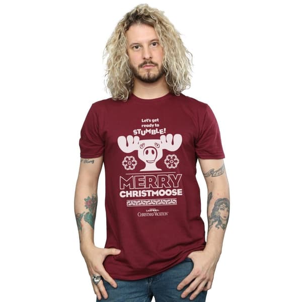 National Lampoon´s Christmas Vacation Mens Merry Christmoose T-Shirt