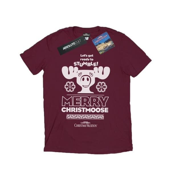 National Lampoon´s Christmas Vacation Mens Merry Christmoose T-Shirt