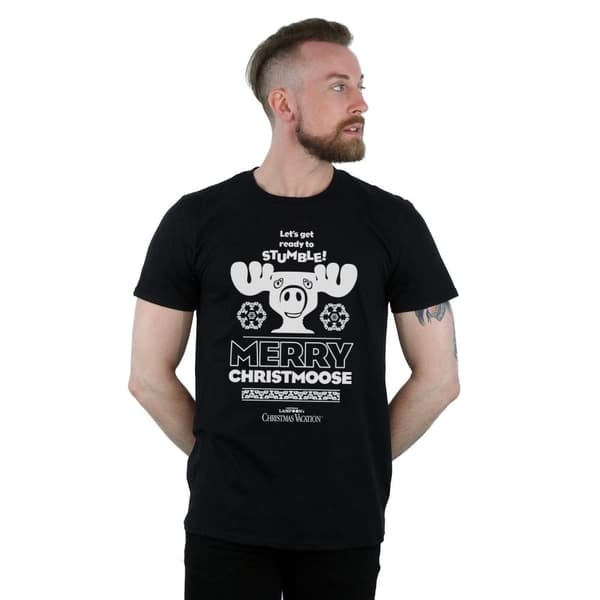 National Lampoon´s Christmas Vacation Mens Merry Christmoose T-Shirt