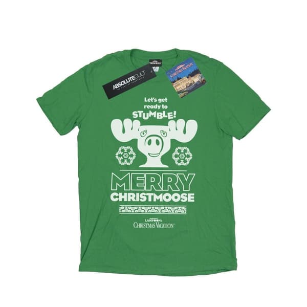 National Lampoon´s Christmas Vacation Mens Merry Christmoose T-Shirt