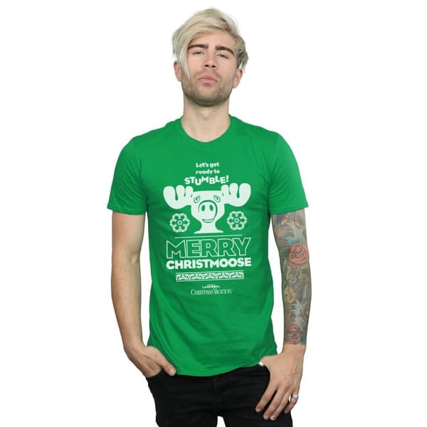 National Lampoon´s Christmas Vacation Mens Merry Christmoose T-Shirt