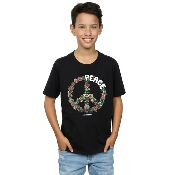 Woodstock Boys Floral Peace T-Shirt
