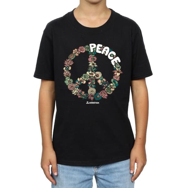 Woodstock Boys Floral Peace T-Shirt