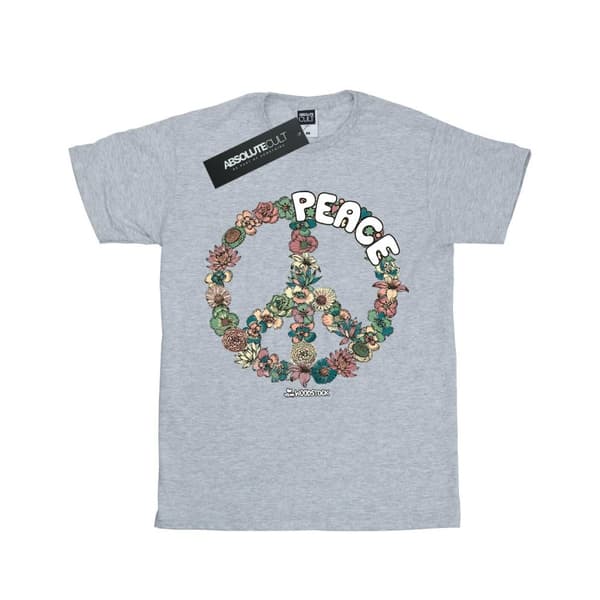 Woodstock Boys Floral Peace T-Shirt