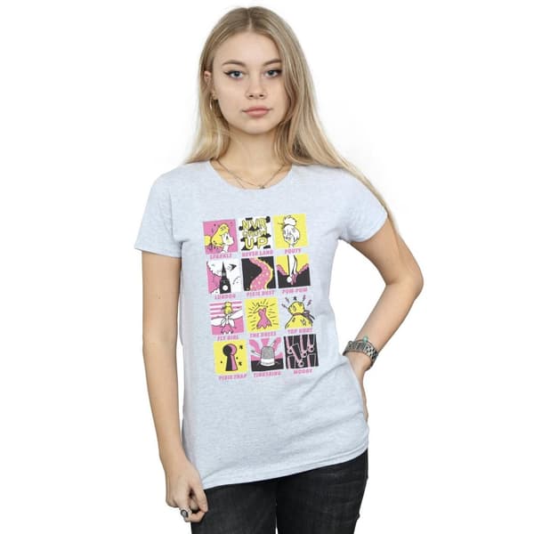 Disney Dam/Tjej Tinkerbell Squares T-shirt i bomull