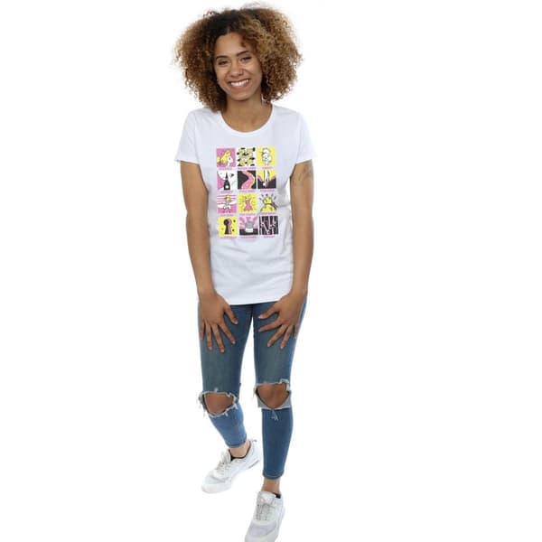 Disney Dam/Tjej Tinkerbell Squares T-shirt i bomull