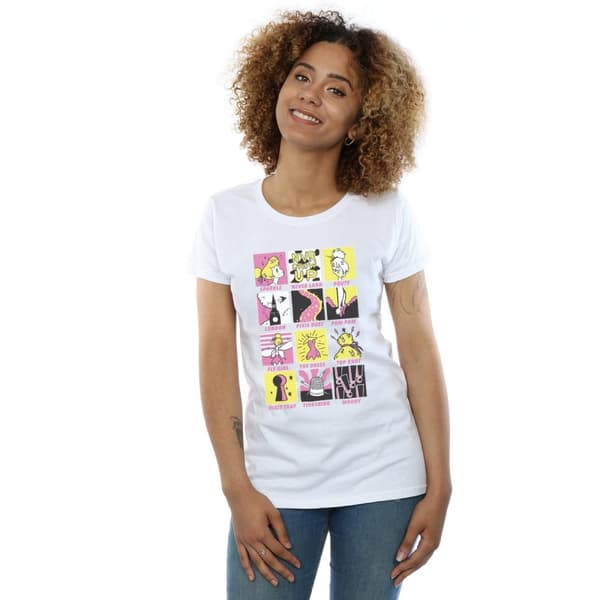 Disney Dam/Tjej Tinkerbell Squares T-shirt i bomull