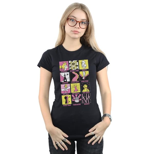 Disney Dam/Tjej Tinkerbell Squares T-shirt i bomull